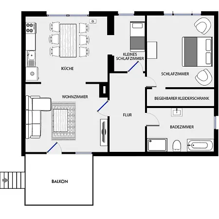 Daire Zur Alten Ziegelei Bad Emstal